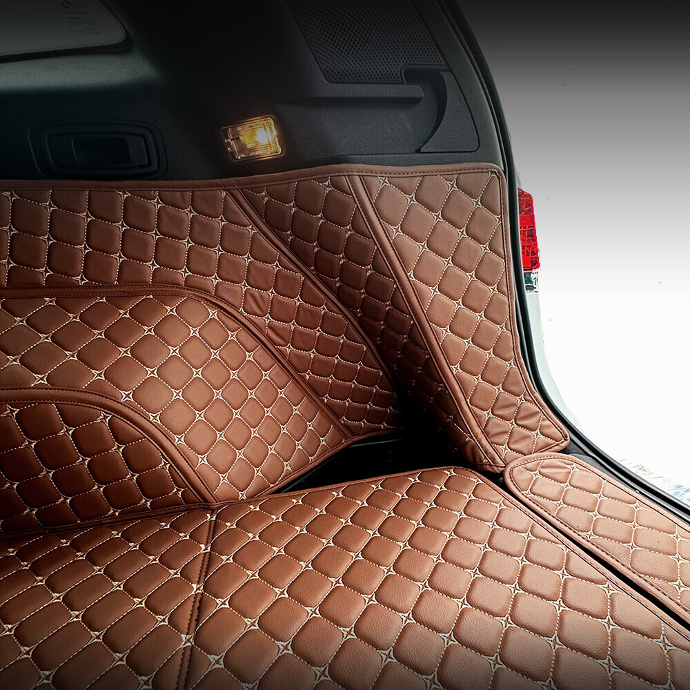 컨셉토 3D 가죽 퀼팅 뉴 QM6 전용 풀커버 사이드 트렁크 매트 세트(LPG 불가)