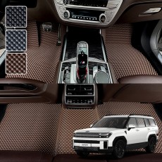 싼타페 MX5 전용 3D 엠보싱 차세대 고무매트 1열2열 세트