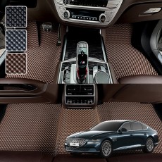 제네시스 G80 일렉트리파이드 RG3 전기차 전용 3D 엠보싱 차세대 고무매트 1열2열 세트