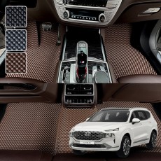 더뉴 싼타페 전용 3D 엠보싱 차세대 고무매트 1열2열 세트 (2020.8~2023.3)