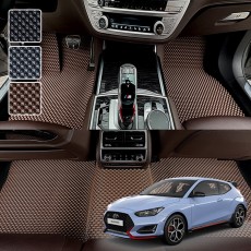 벨로스터 전용 3D 엠보싱 차세대 고무매트 1열2열 세트