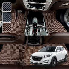 올뉴 투싼 전용 3D 엠보싱 차세대 고무매트 1열2열 세트