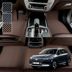 넥쏘 전용 3D 엠보싱 차세대 고무매트 1열2열 세트 (2018-2025.5)