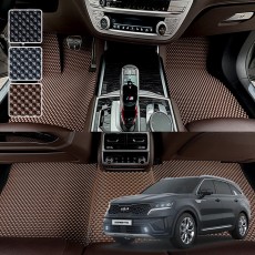 쏘렌토MQ4 전용 3D 엠보싱 차세대 고무매트 1열2열 세트