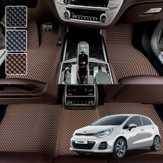 올뉴 프라이드 전용 3D 엠보싱 차세대 고무매트 1열2열 세트