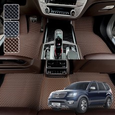 올뉴 더뉴 모하비 (-19년) 전용 3D 엠보싱 차세대 고무매트 1열2열 세트