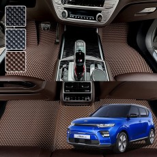 쏘울 부스터 EV 전용 3D 엠보싱 차세대 고무매트 1열2열 세트