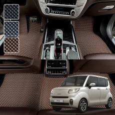 레이 밴 전용 3D 엠보싱 차세대 고무매트 1열 운전석 조수석 세트