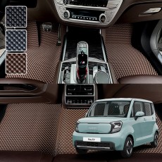 레이 EV 전용 3D 엠보싱 차세대 고무매트 1열2열 세트