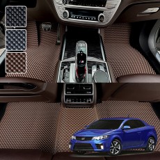 포르테 쿱 전용 3D 엠보싱 차세대 고무매트 1열2열 세트