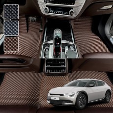 EV6 전용 3D 엠보싱 차세대 고무매트 1열2열 세트