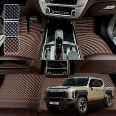 타스만 전용 3D 엠보싱 차세대 고무매트 1열2열 세트
