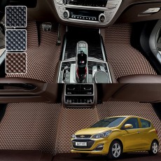 올뉴 스파크 3세대 전용 3D 엠보싱 차세대 고무매트 1열2열 세트