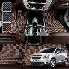 올란도 전용 3D 엠보싱 차세대 고무매트 1열2열 세트