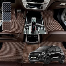 트랙스 전용 3D 엠보싱 차세대 고무매트 1열2열 세트