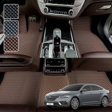 더뉴 SM6 (2020.7월이후) 전용 3D 엠보싱 차세대 고무매트 1열2열 세트