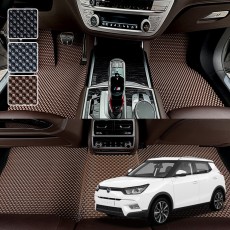 티볼리 전용 3D 엠보싱 차세대 고무매트 1열2열 세트