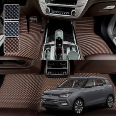 티볼리 아머 (2017~2019) 전용 3D 엠보싱 차세대 고무매트 1열2열 세트