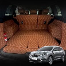 컨셉토 3D 가죽 퀼팅 뉴 QM6 전용 풀커버 사이드 트렁크 매트 세트(LPG 불가)