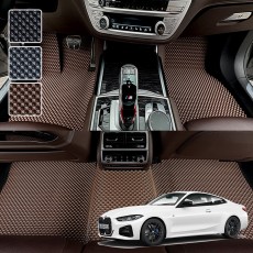 BMW 4시리즈 G22 전용 3D 엠보싱 차세대 고무매트 1열2열 세트 (2021~)