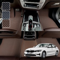 BMW 3시리즈 G20 전용 3D 엠보싱 차세대 고무매트 1열2열 세트 (2019~)