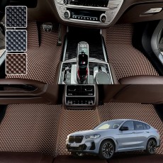 BMW X4시리즈 전용 3D 엠보싱 차세대 고무매트 1열2열 세트
