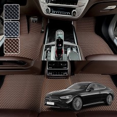벤츠 CLE 쿠페 C236 전용 3D 엠보싱 차세대 고무매트 1열2열 세트 (2023년 이후~)