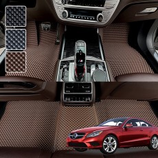 벤츠 E클래스 쿠페 W212 전용 3D 엠보싱 차세대 고무매트 1열2열 세트 (2010~2016)