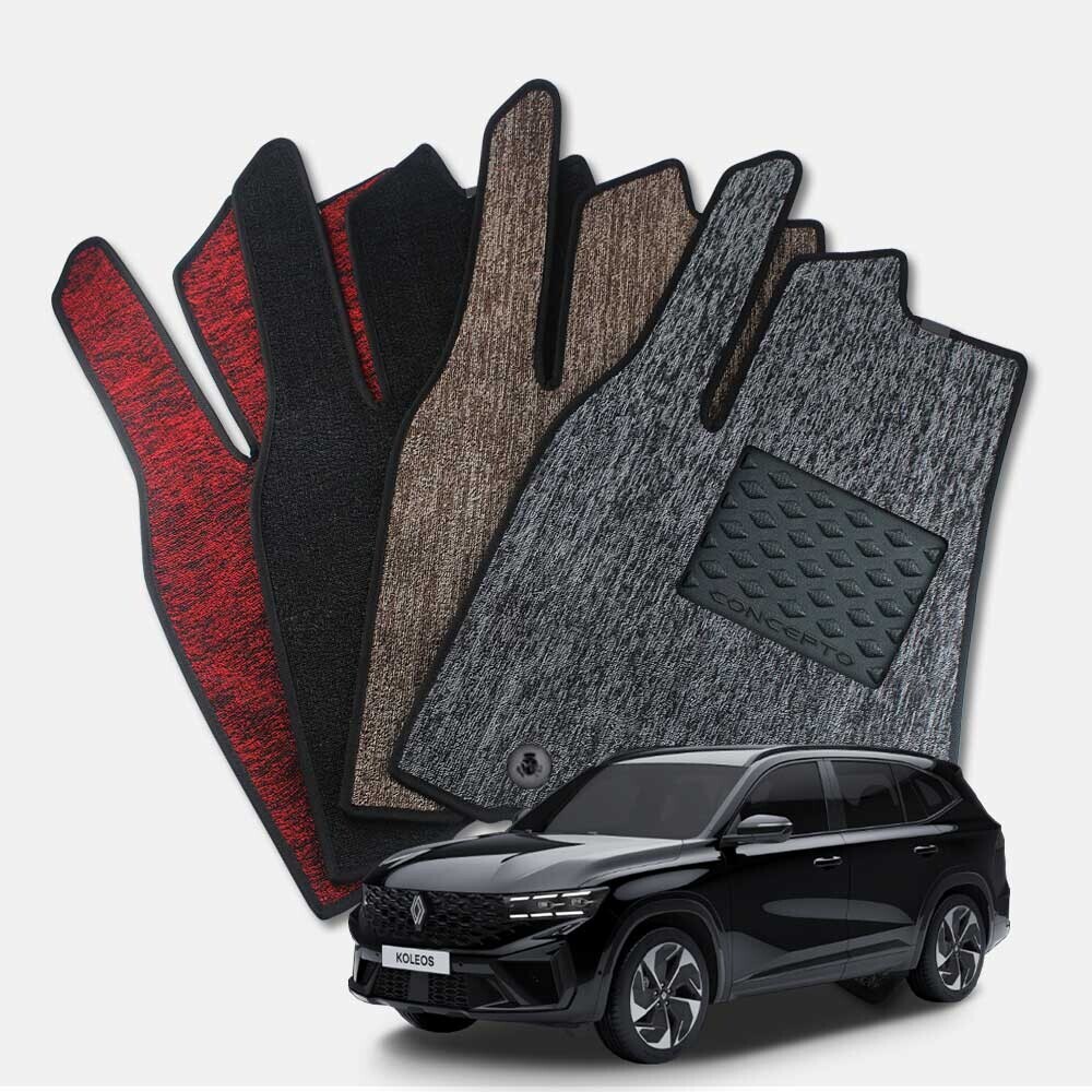 컨셉토 프리미엄 뉴코일 트랩매트 뉴 르노 그랑 콜레오스 (가솔린 4륜 전용) 1열2열 세트