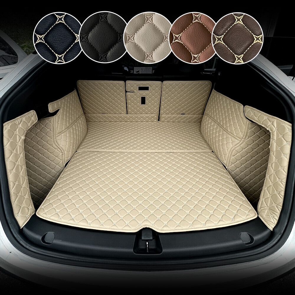 컨셉토 3D 가죽 퀼팅 풀커버 트렁크매트 테슬라 모델Y 주니퍼 전용 풀세트