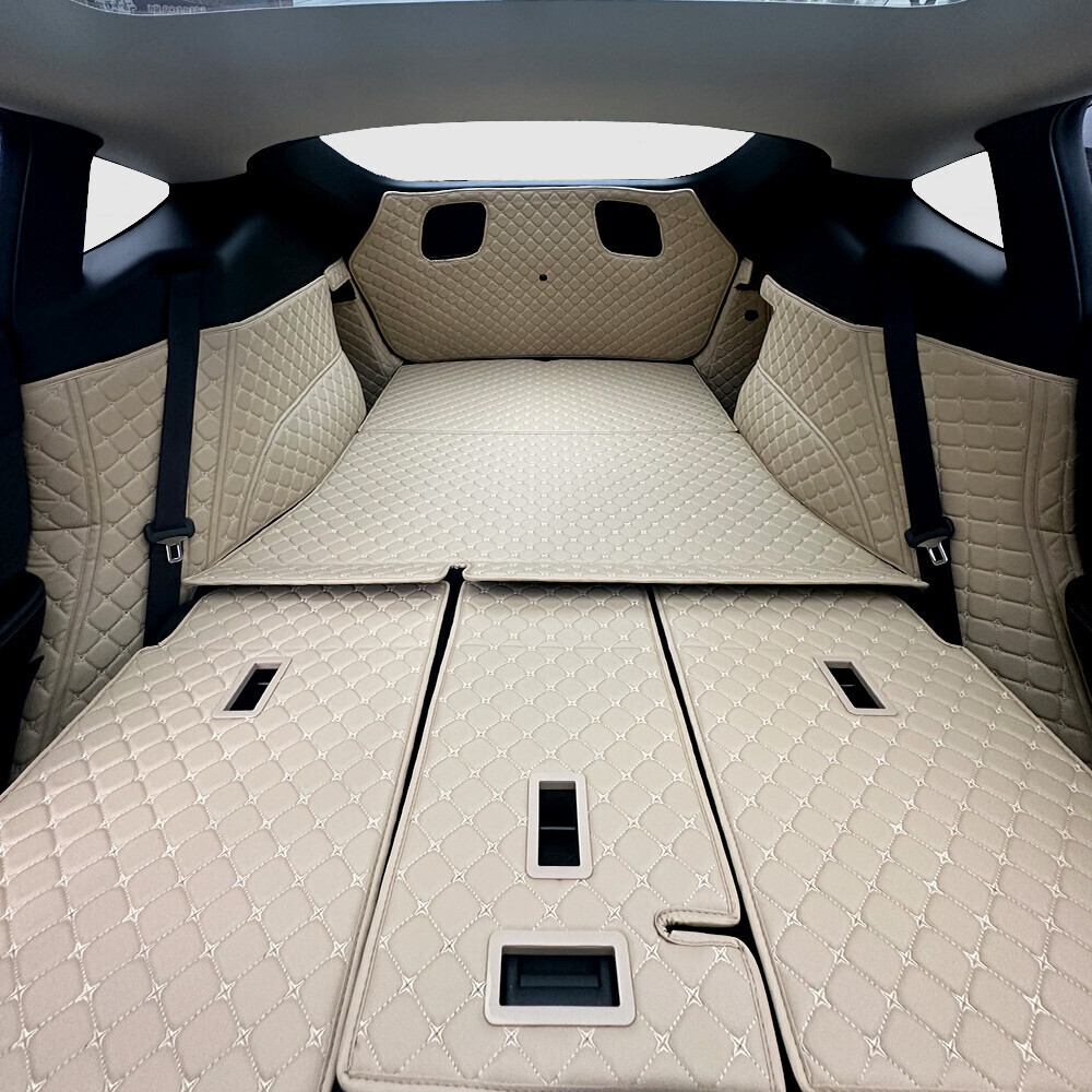 컨셉토 3D 가죽 퀼팅 풀커버 트렁크매트 테슬라 모델Y 주니퍼 전용 풀세트