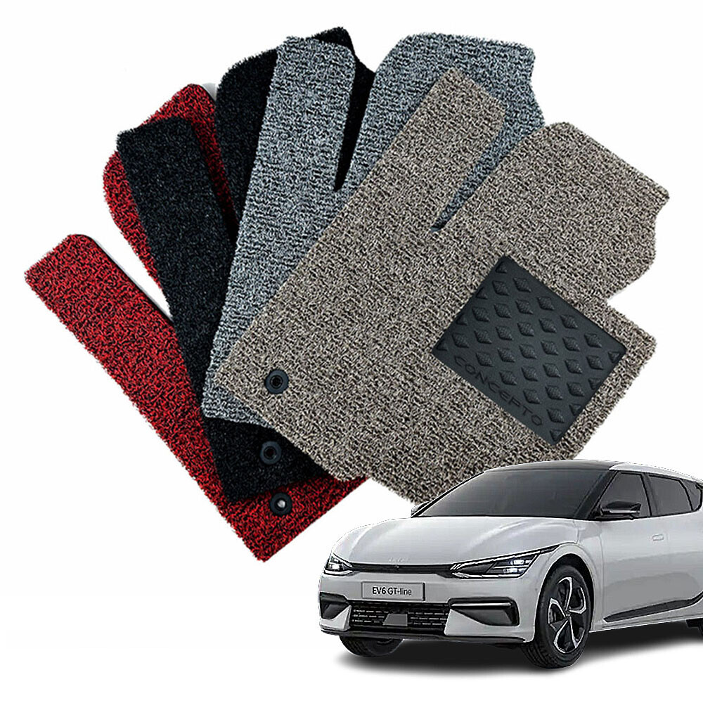 컨셉토디자인 확장형 코일매트 더뉴EV6  1열2열 세트 (2024.5월 이후)