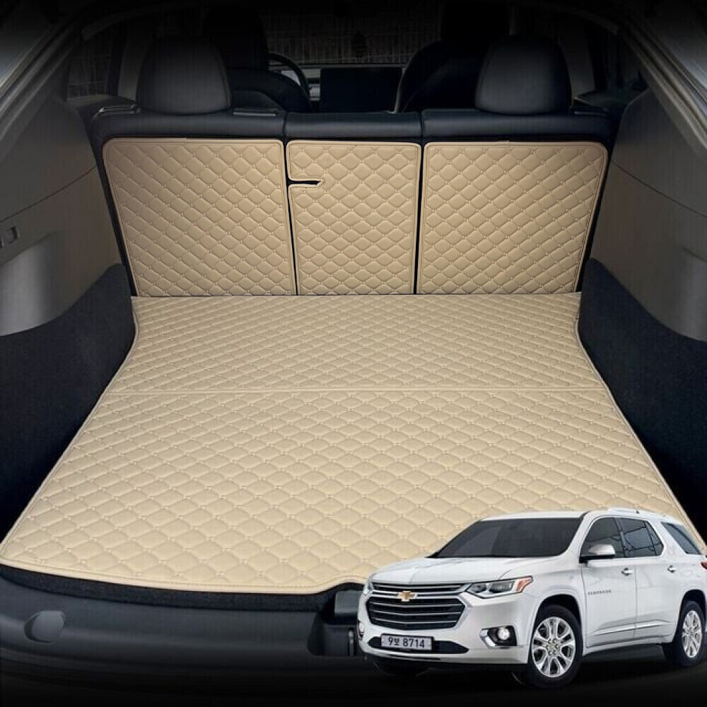 컨셉토 가죽 퀼팅 트래버스 전용 등커버 트렁크매트 세트