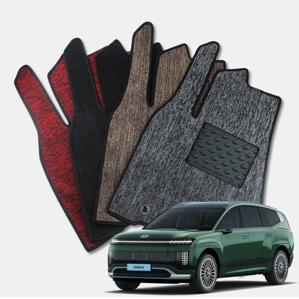 컨셉토 프리미엄 뉴코일 트랩매트 아이오닉9 운전석+조수석 세트 전용