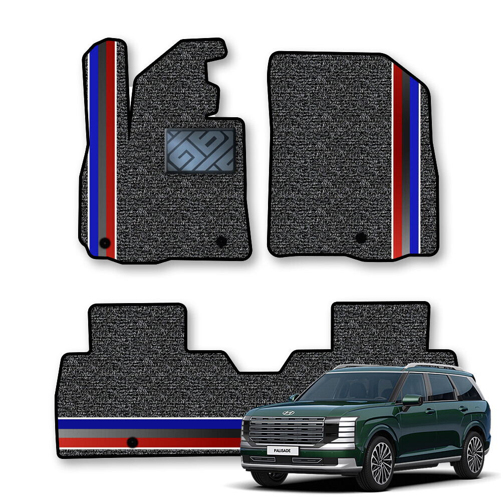 닥쏘오토 2세대 코일 라인매트 디 올뉴 팰리세이드 LX3 1열2열 세트 (2025.1~)