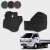 봉고3 전용 3D 엠보싱 차세대 엣지형 고무매트 운전석+조수석 세트