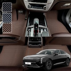더뉴 K8 전용 3D 엠보싱 차세대 고무매트 1열2열 세트 (24년 7월이후)