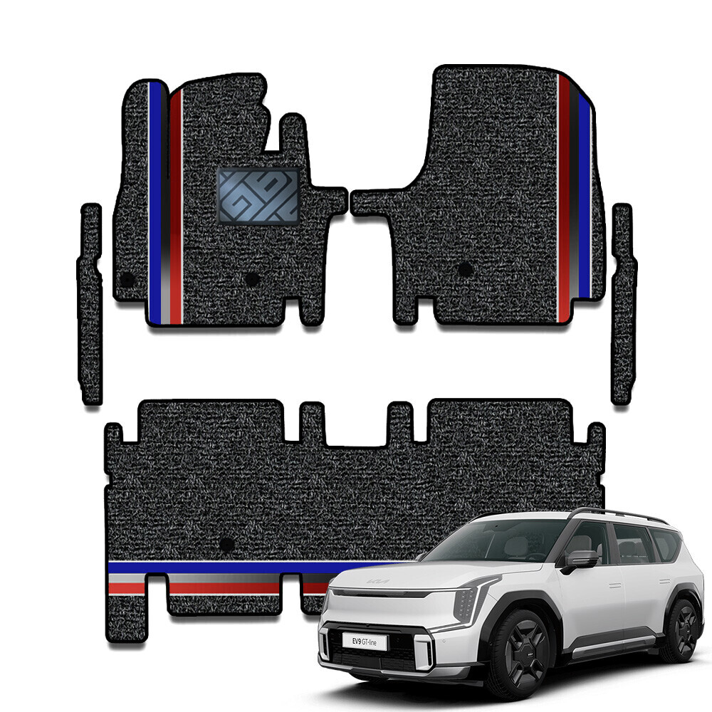 닥쏘오토 2세대 코일 라인매트 EV9 1열2열세트