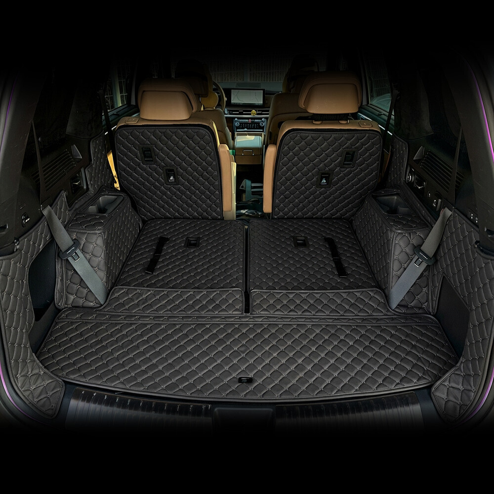 컨셉토 3D 가죽 퀼팅 풀커버 트렁크매트 싼타페MX5 전용 풀세트