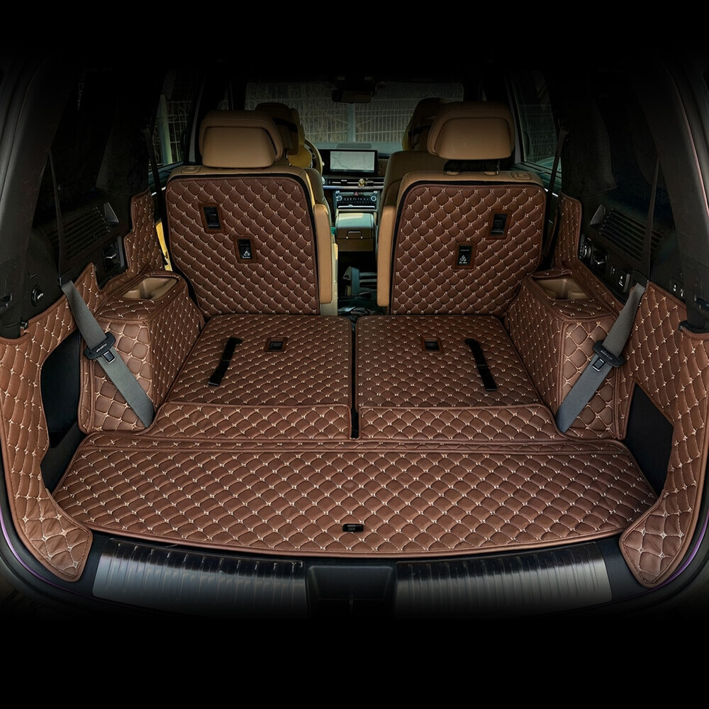 컨셉토 3D 가죽 퀼팅 풀커버 트렁크매트 싼타페MX5 전용 풀세트