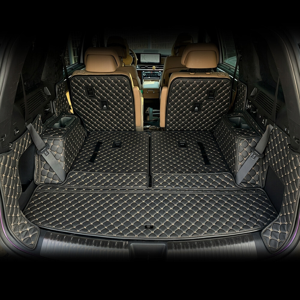 컨셉토 3D 가죽 퀼팅 풀커버 트렁크매트 싼타페MX5 전용 풀세트