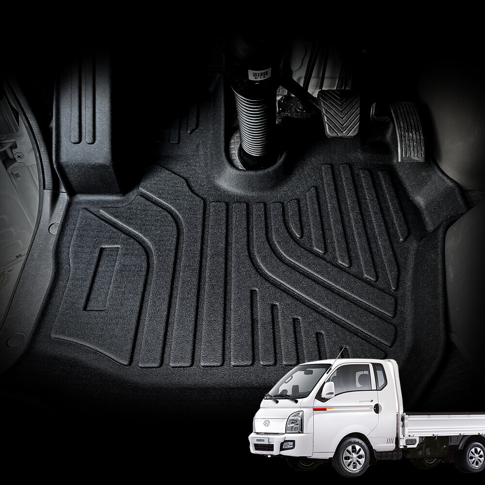 닥쏘오토 프리미엄 TPE 3D 카매트 포터 전용 1열 운전석+조수석 세트 (+트랩매트 옵션)