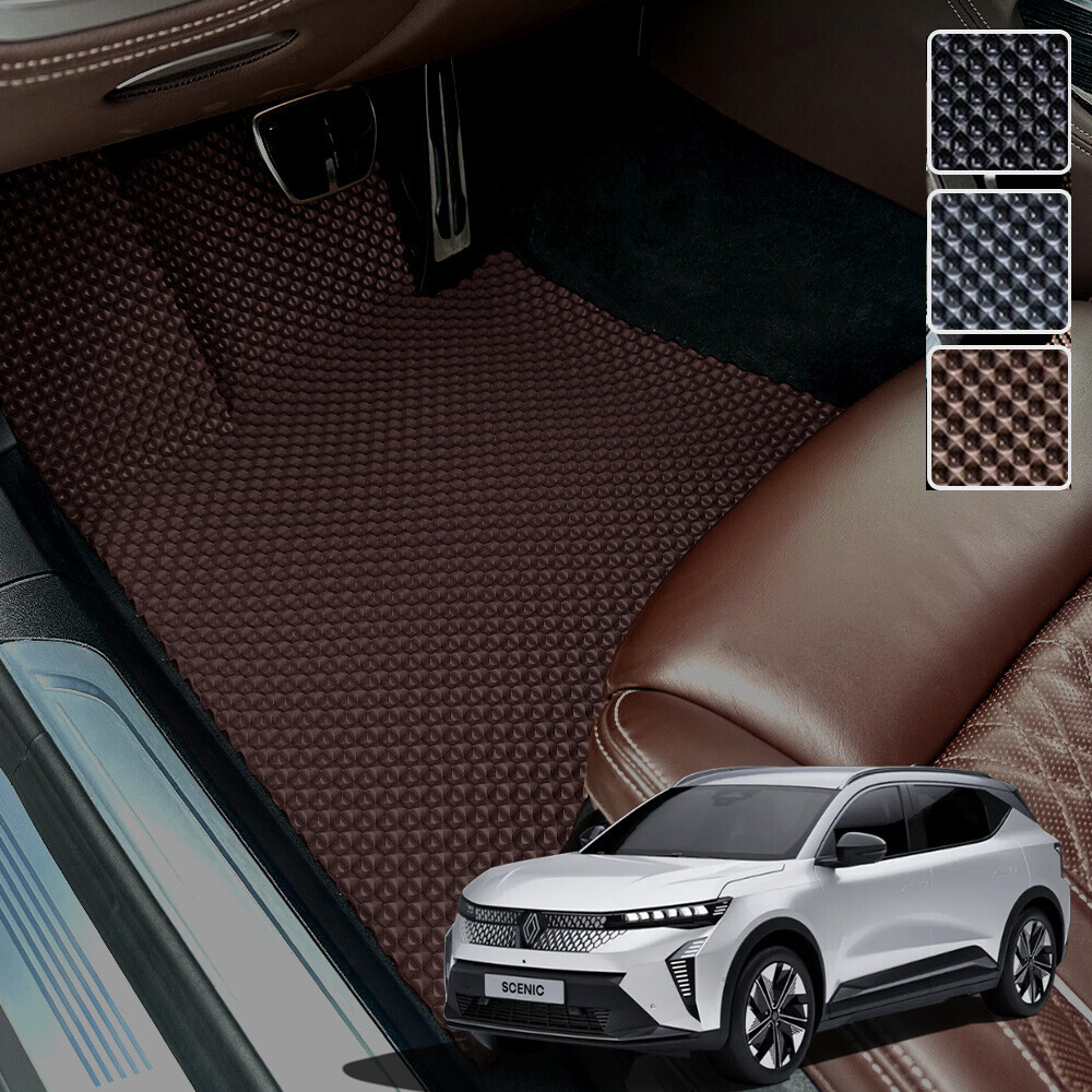 르노 세닉 전용 3D 엠보싱 차세대 고무매트 1열2열 세트 (26년~)