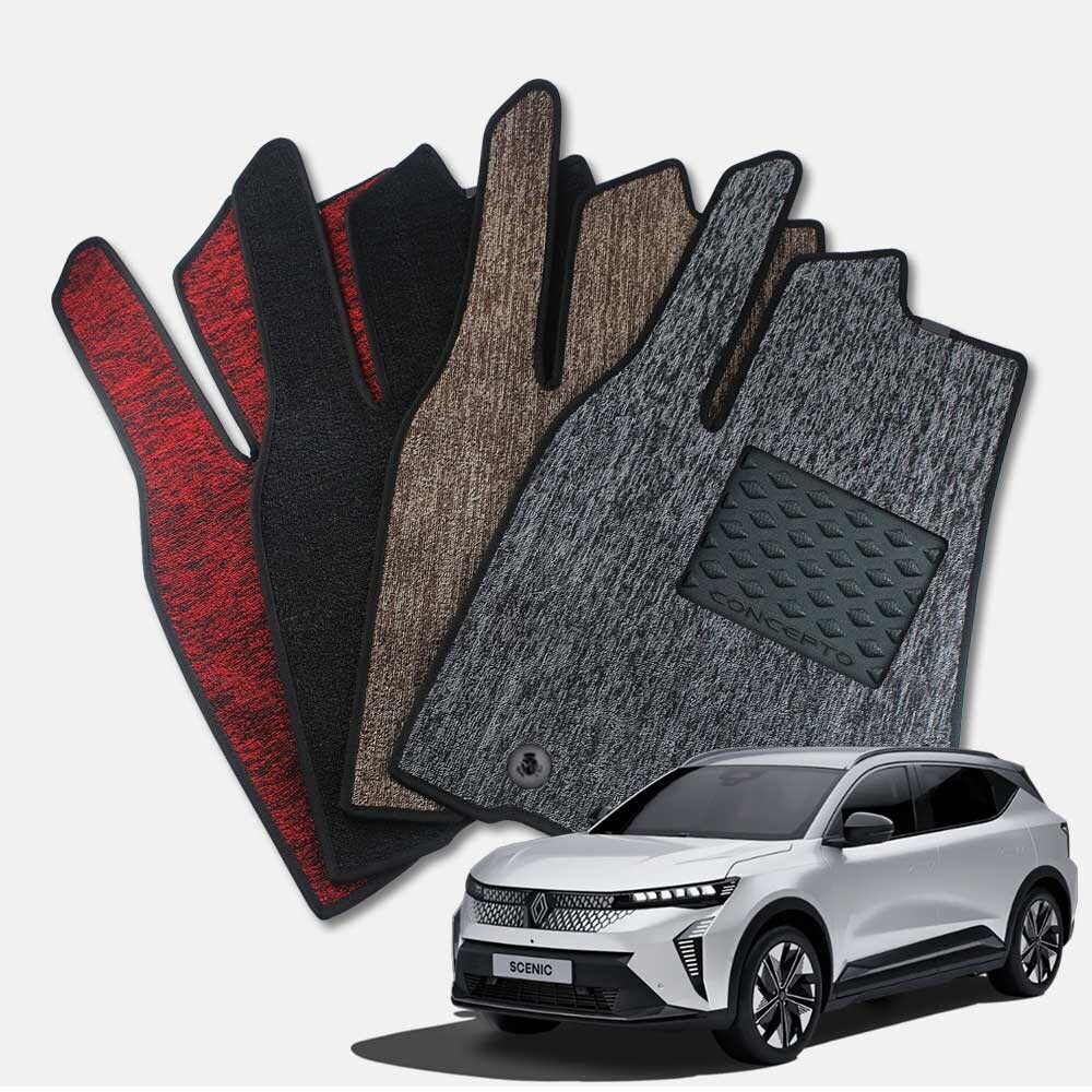 컨셉토 프리미엄 뉴코일 트랩매트 르노 세닉 1열2열 세트 (2026~)