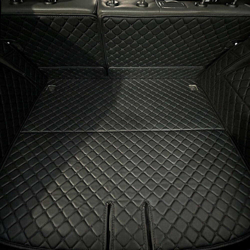 컨셉토 3D 가죽 퀼팅 (구)아이오닉 전기차 전용(더뉴포함, 스피커-유) 풀커버 사이드 트렁크매트 세트 (17~22년)