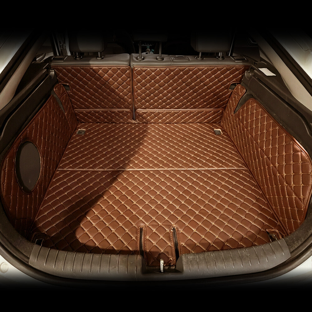 컨셉토 3D 가죽 퀼팅 (구)아이오닉 전기차 전용(더뉴포함, 스피커-유) 풀커버 사이드 트렁크매트 세트 (17~22년)