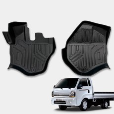닥쏘오토 프리미엄 TPE 3D 카매트 봉고3 전용 1열 운전석+조수석 세트 (+카페트매트 옵션)