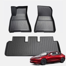 닥쏘오토 프리미엄 TPE 3D 카매트 테슬라 모델3 (하이랜드) 전용 1열2열 세트 (+트랩매트 추가옵션)