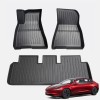 닥쏘오토 프리미엄 TPE 3D 카매트 테슬라 모델3 (하이랜드) 전용 1열2열 세트 (+카페트매트 추가옵션)