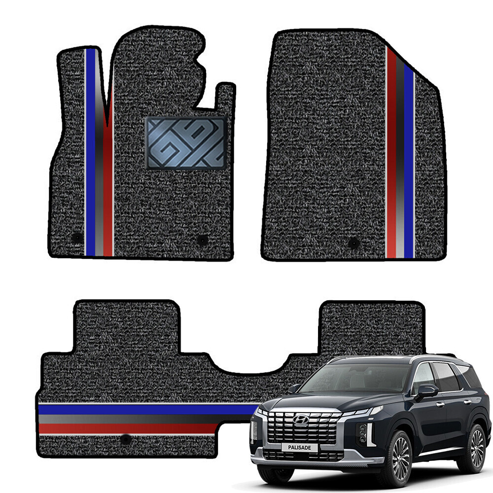 닥쏘오토 2세대 코일 라인매트 팰리세이드 1열2열 세트 (2019-2024)